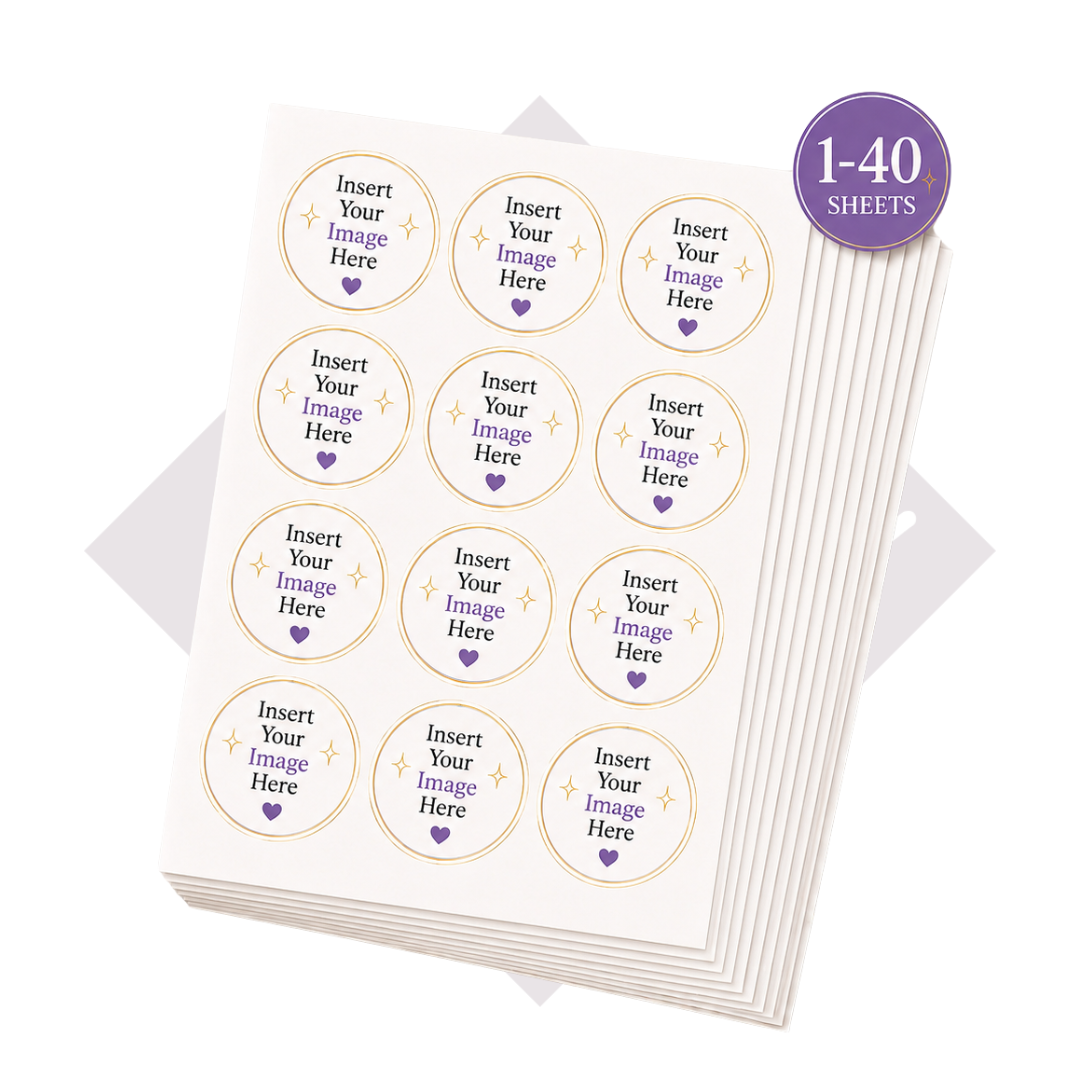 2in Circle Stickers | Sheets