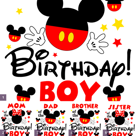 Mickey Mouse Birthday Boy